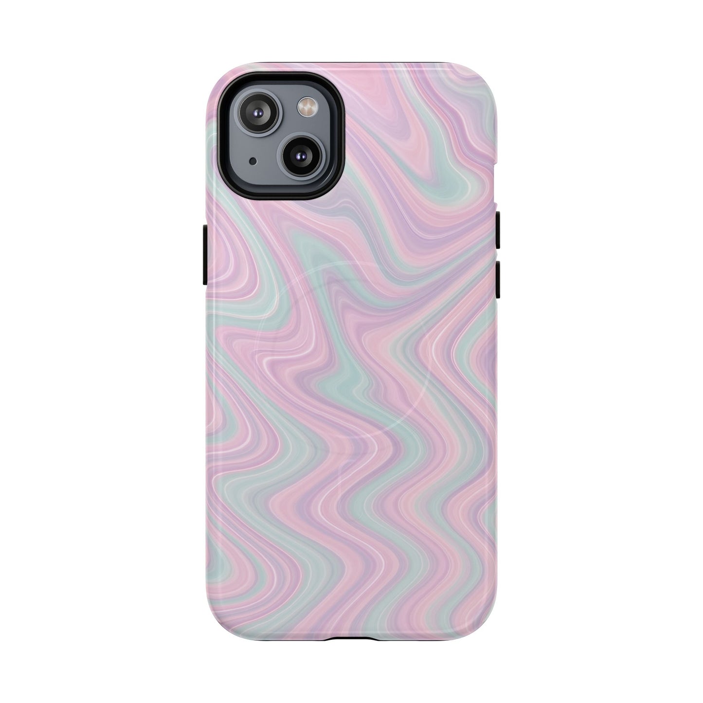 Colorful Marble Pastel Swirl iPhone Case | MagSafe