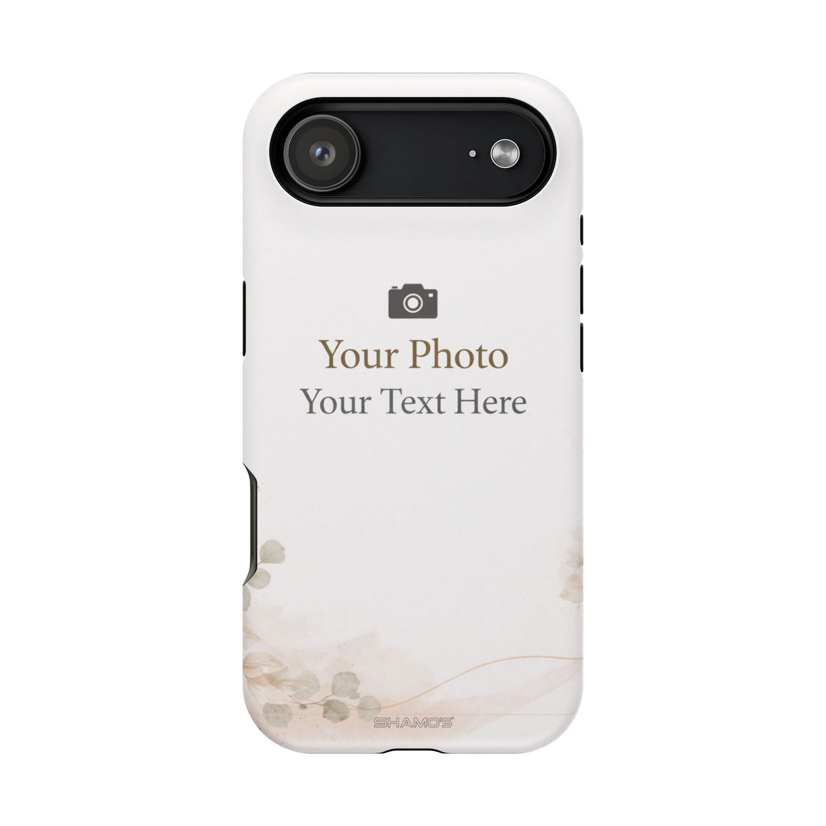 Personalizable Impact-Resistant Phone Case — Add Photo & Text