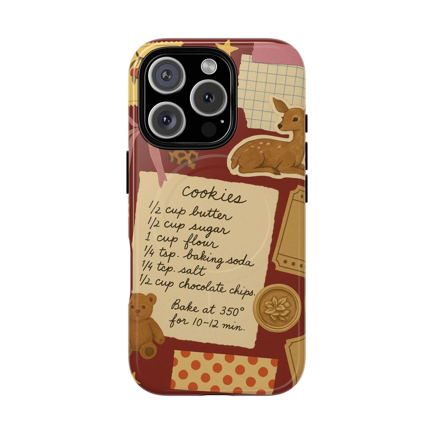 Holiday Receipt Stamps iPhone Case with MagSafe Compatibility  Shamo's iPhone 16 Pro / Glossy