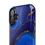 Blue Gold Marble Phone Case  Shamo's