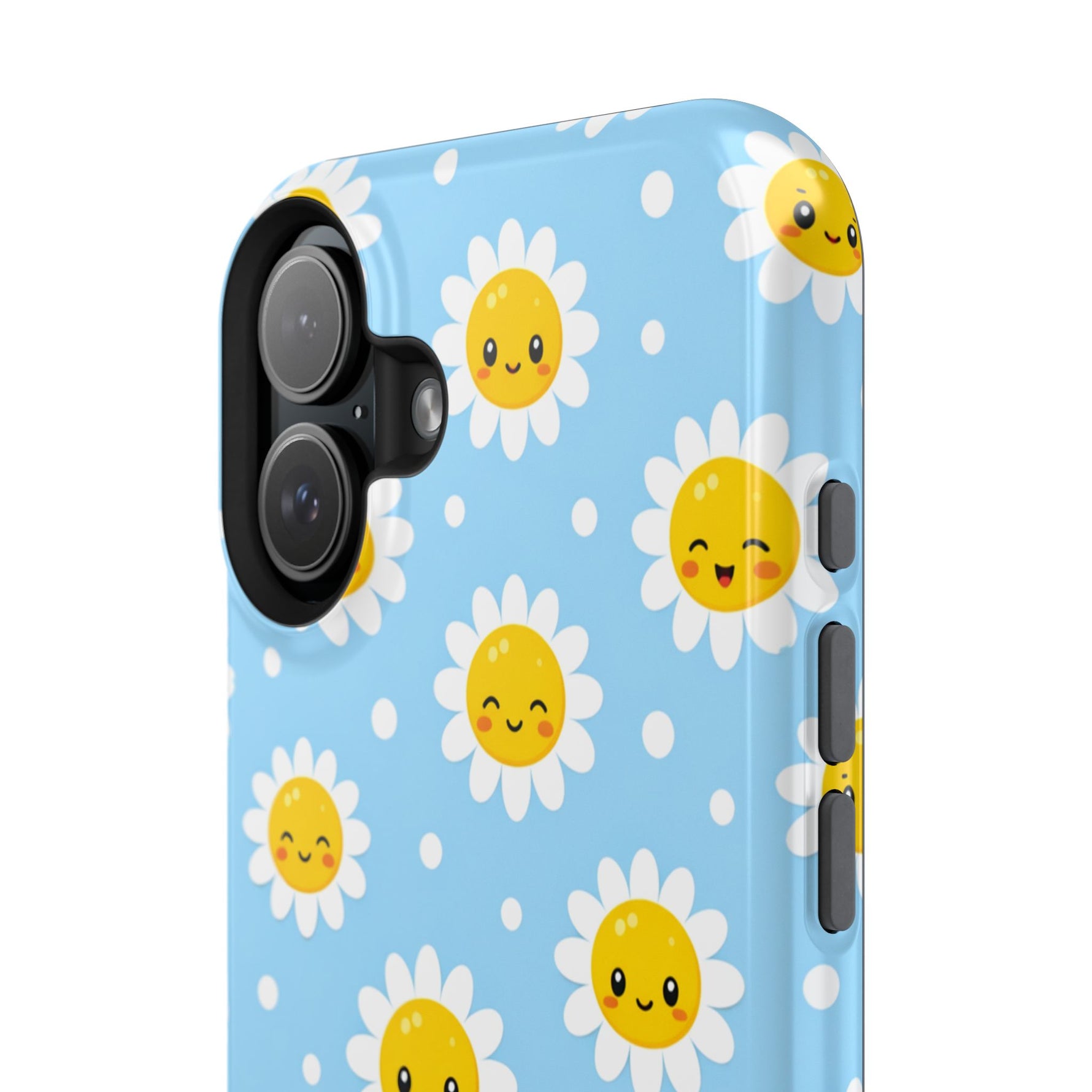 Sunny Daisy MagSafe Compatible Magnetic Phone Case — Impact-Resistant Cover