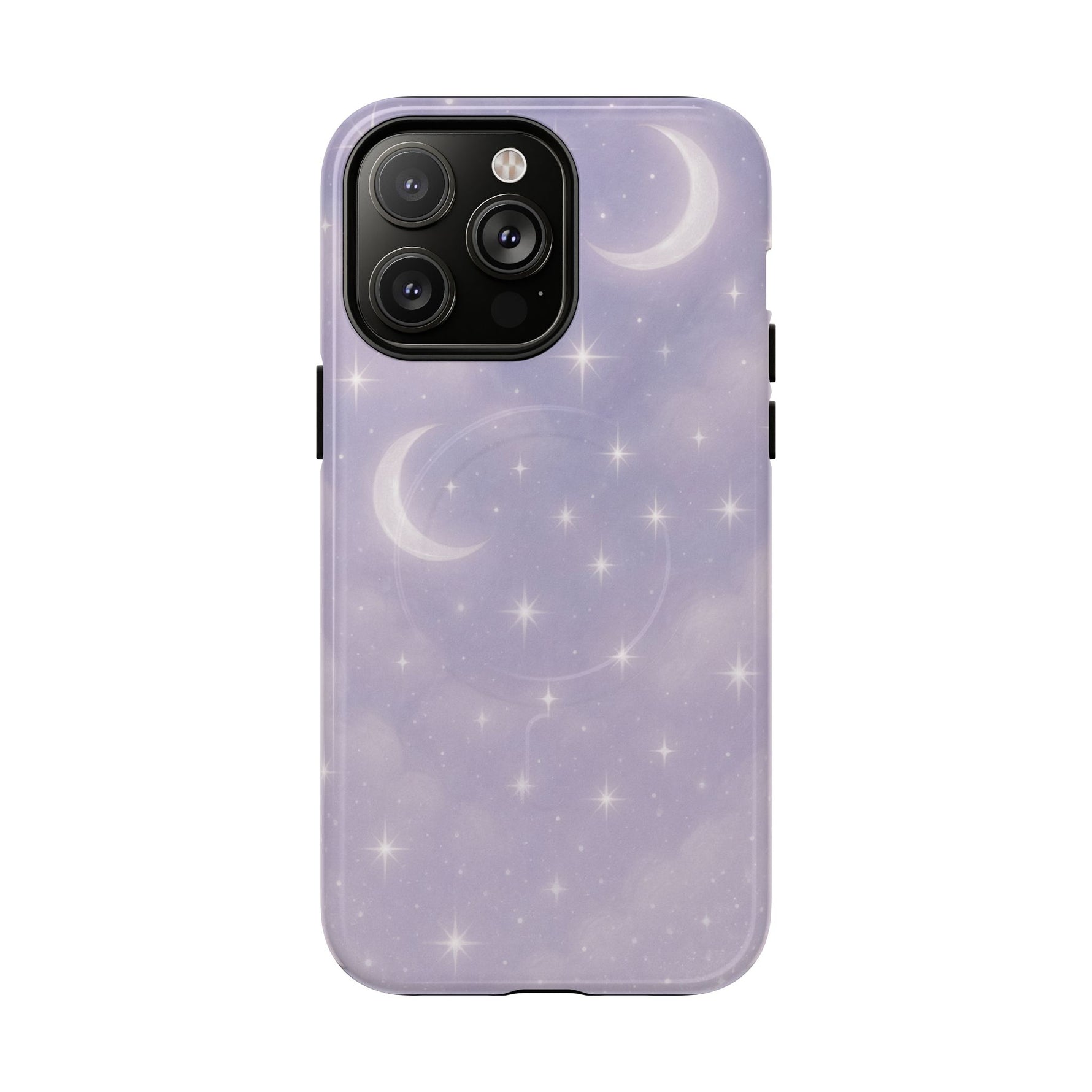 Celestial Lavender iPhone Case — Moon & Stars MagSafe Compatible - Shamo's