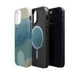 “Calm Over Chaos” Abstract Ocean Wave iPhone Case | MagSafe Compatible  Shamo's