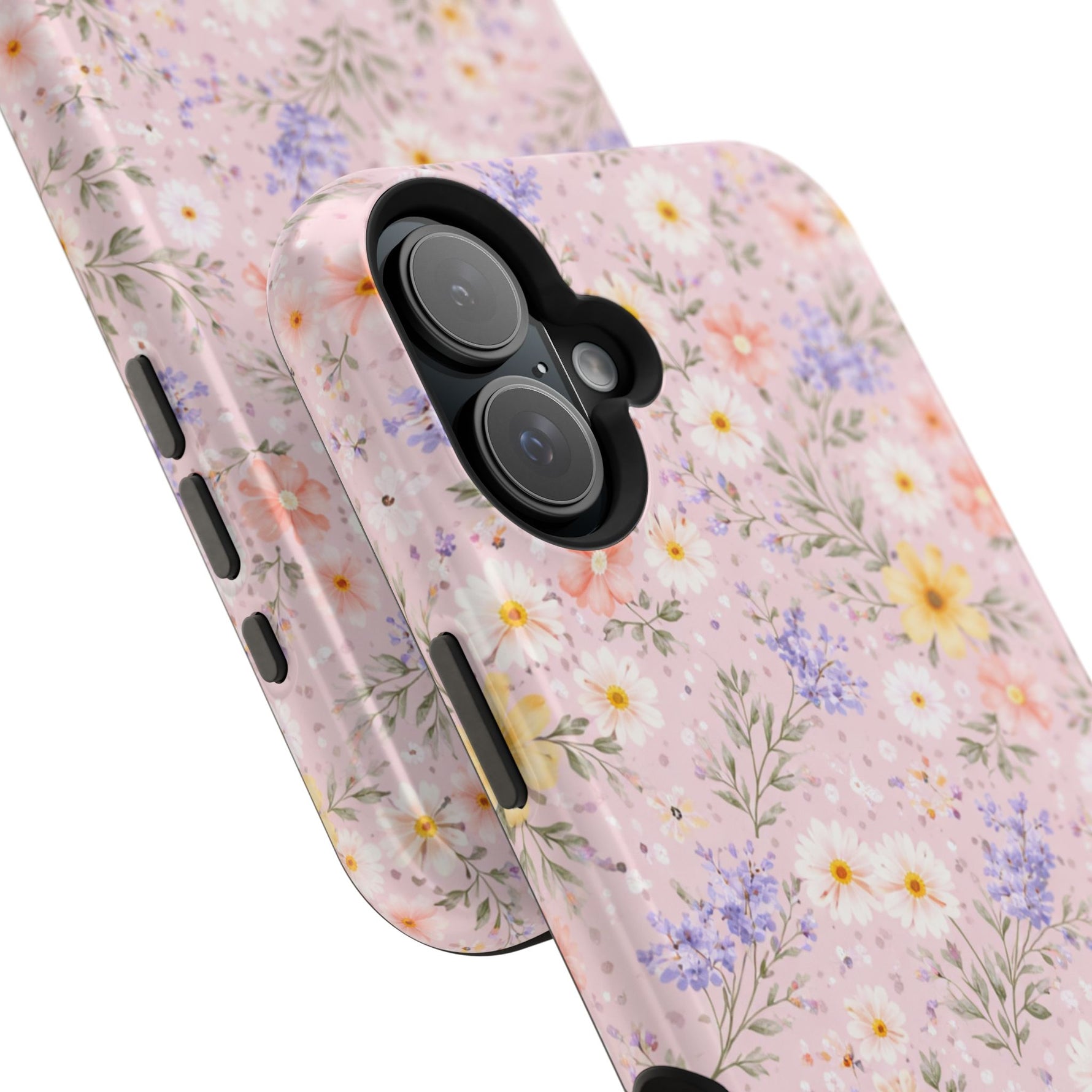 Pastel Floral MagSafe Compatible Magnetic Impact Phone Case