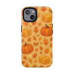 Autumn Harvest iPhone Case — Pumpkin & Haystack Fall with MagSafe - Shamo's