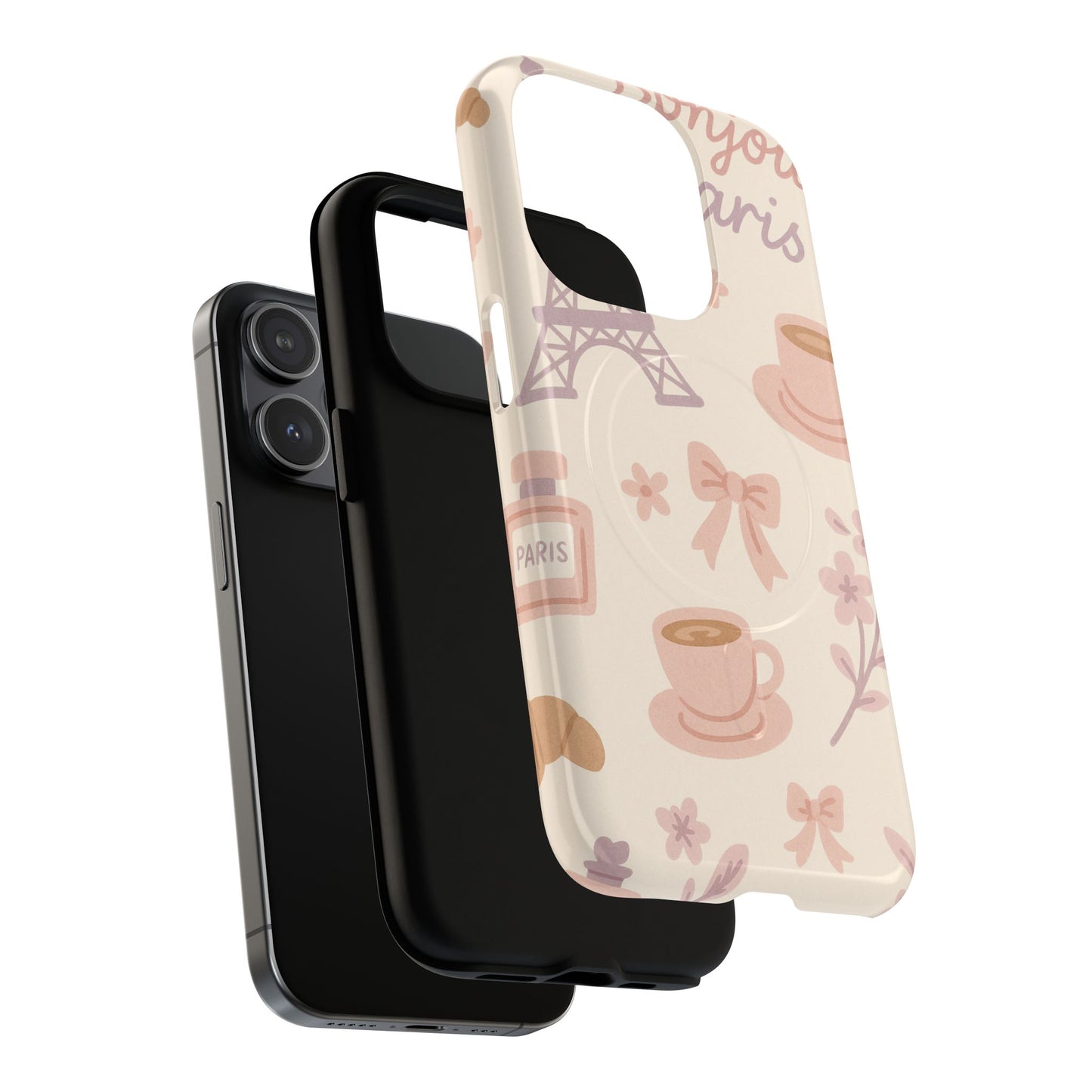 Chic Parisian iPhone Case - with Eiffel Tower Design | MagSafe
