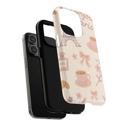 Chic Parisian iPhone Case - with Eiffel Tower Design | MagSafe