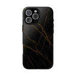 Black Marble Tough iPhone Case  Shamo's iPhone 16 Pro Max / Glossy
