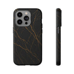 Black Marble Tough iPhone Case - Shamo's