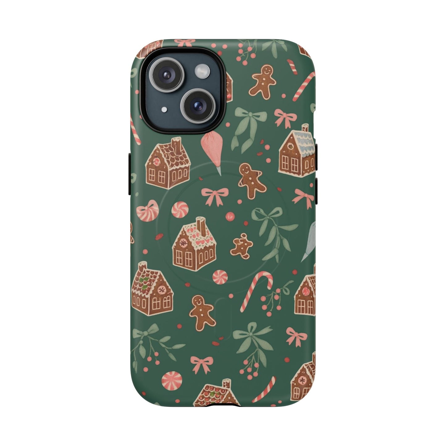 Holiday Gingerbread iPhone Case | MagSafe  Shamo's iPhone 15 / Matte