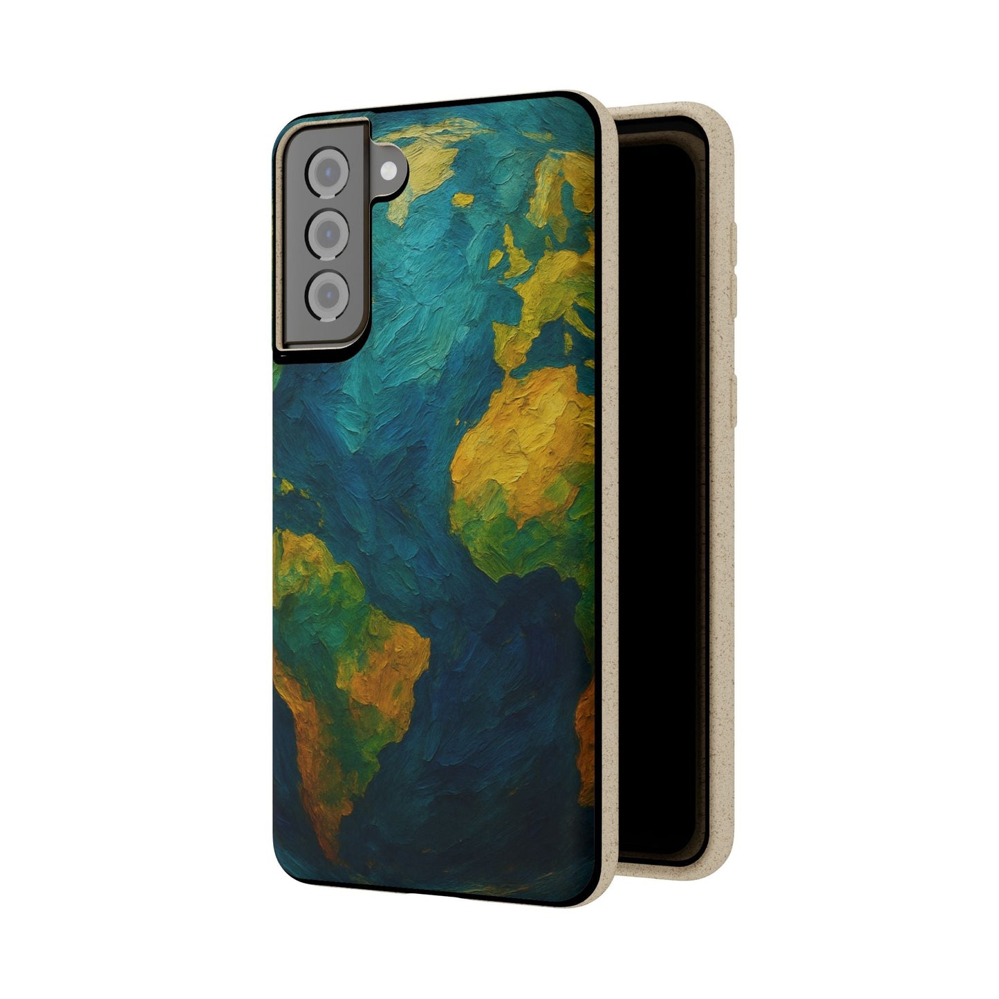 Biodegradable Phone Case — Earth Illustration Eco-Friendly Case  Shamo's