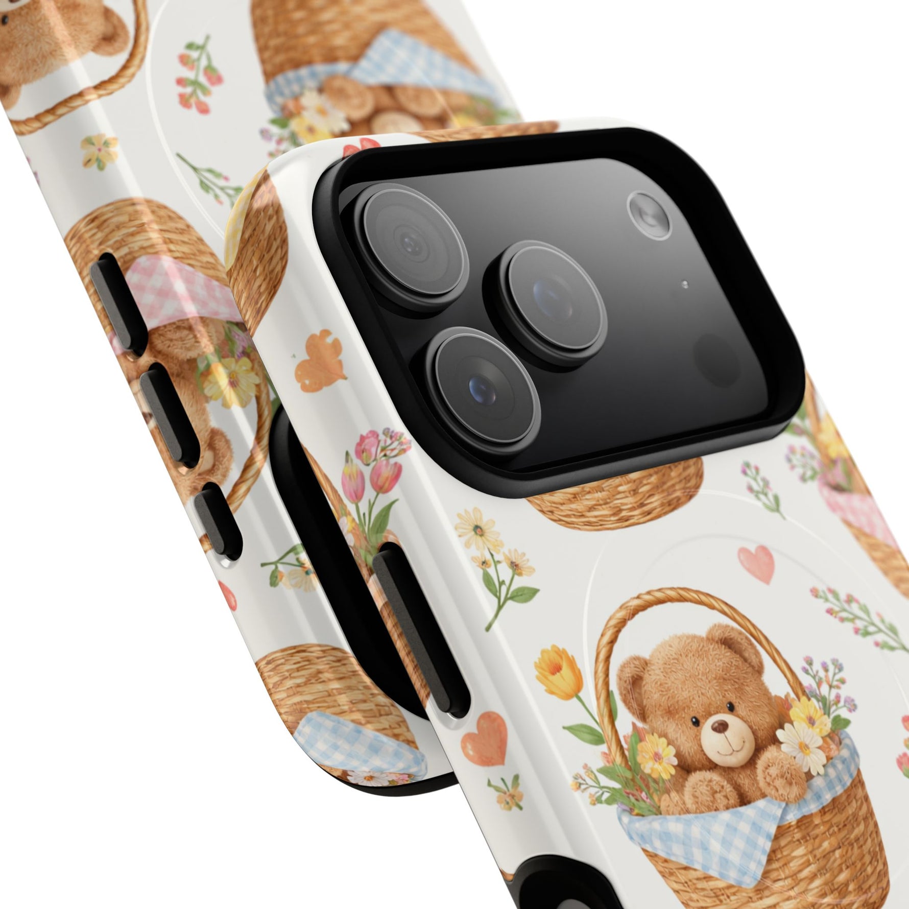 Teddy Berry Basket iPhone Case with MagSafe