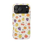 Cute Kawaii Fun Fruit Pattern Magnetic Impact-Resistant iPhone Case with MagSafe Compatibility