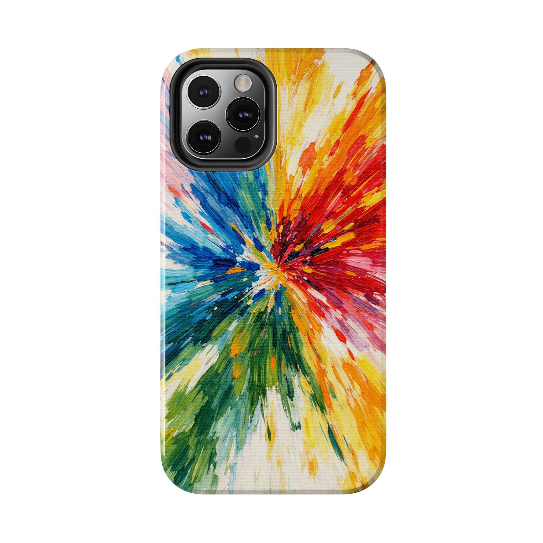 Vibrant Abstract Paint Explosion Impact Phone Case  Shamo's