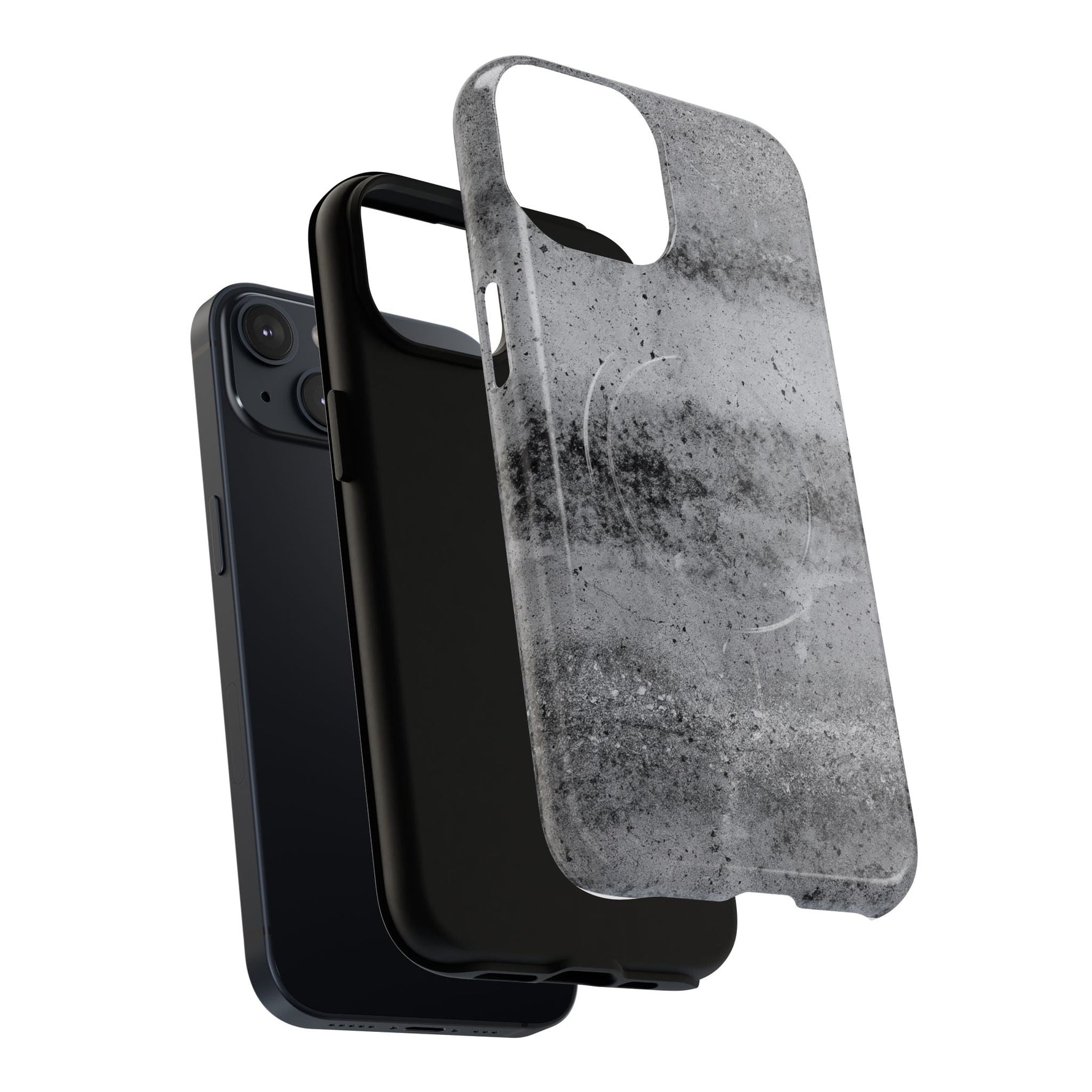 Magnetic iPhone Case - Concrete Pattern with Magsafe Compatibility  Shamo's