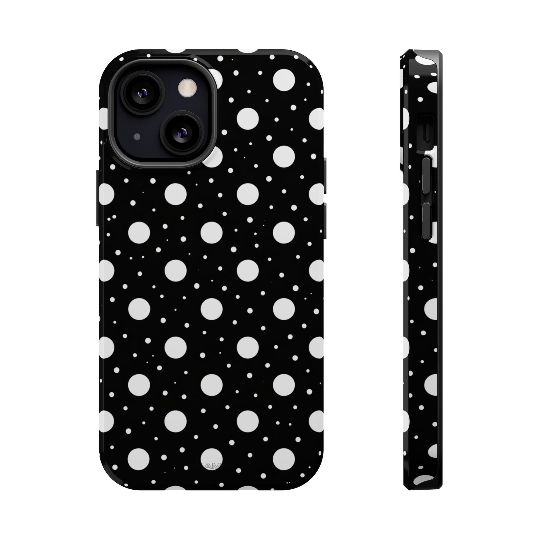 Polka Dot Impact-Resistant iPhone Case | MagSafe