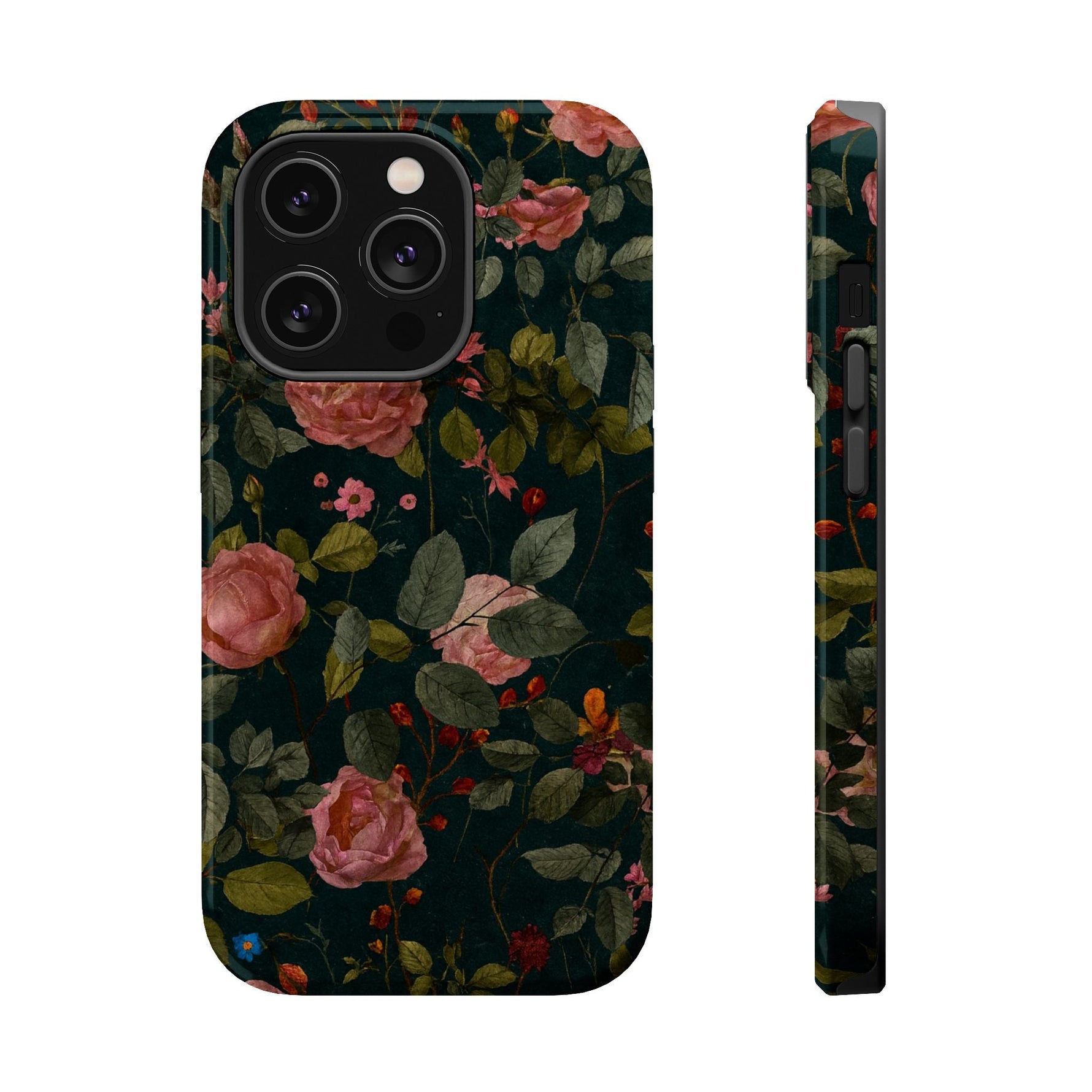 Floral Rose Realistic iPhone Case with MagSafe  Shamo's iPhone 14 Pro / Glossy