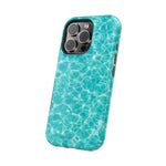 Turquoise Tide Crystal Clear Water MagSafe Phone Case – Tropical Aqua Ocean Ripple Protective Cover