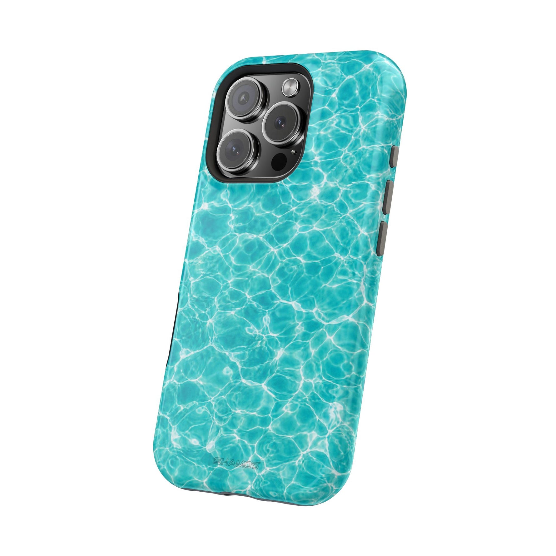 Turquoise Tide Crystal Clear Water MagSafe Phone Case – Tropical Aqua Ocean Ripple Protective Cover