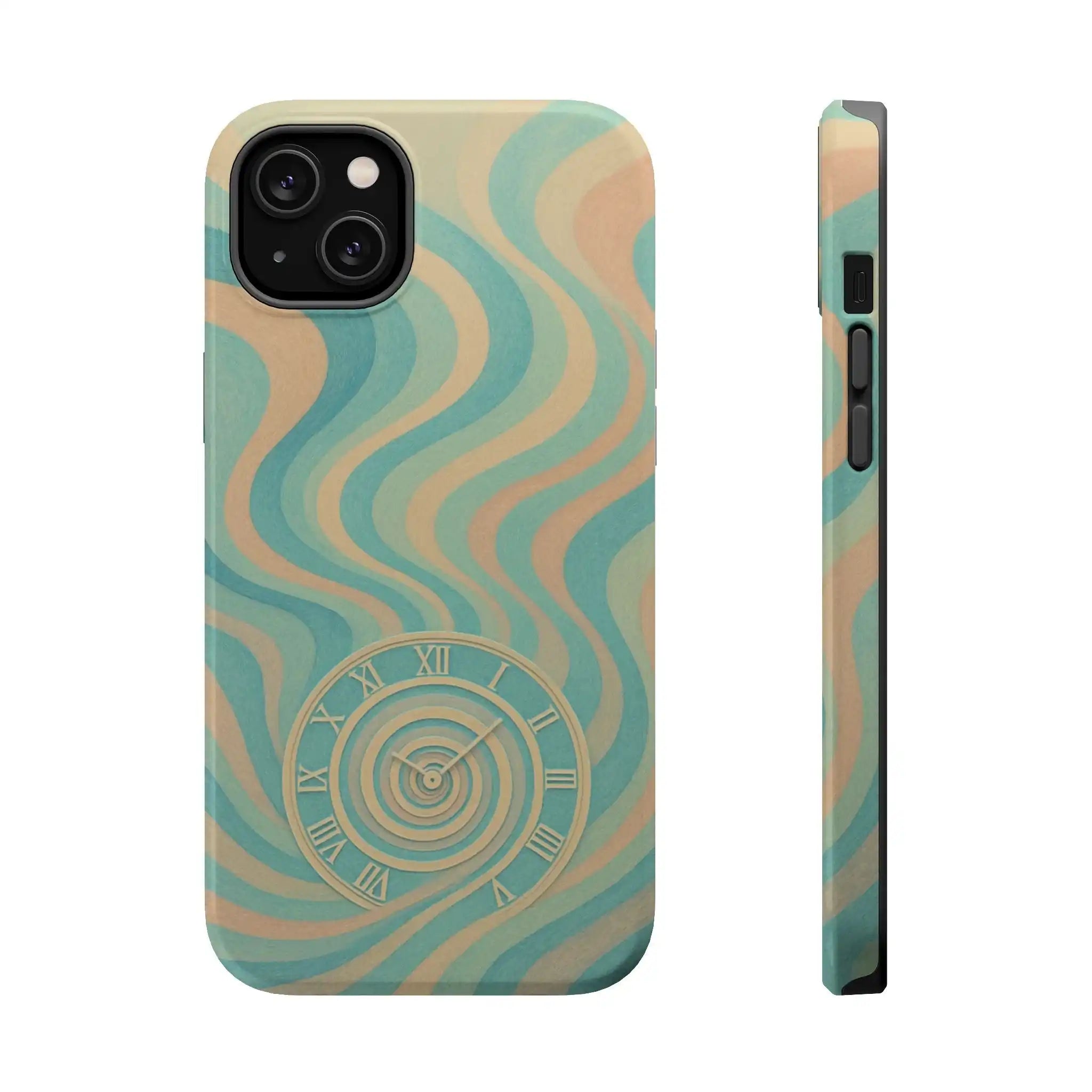 “Flow of Time” iPhone Case with MagSafe Compatibility  Shamo's iPhone 14 Plus / Glossy