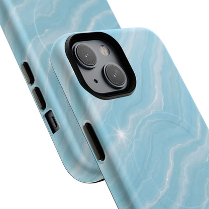 Sky Glow Marble iPhone Case with MagSafe