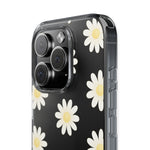 Clear Daisy Floral Phone Case, Impact-Resistant, Anti-Yellowing, Camera & Screen Protection - iPhone 17 / Without gift packaging - Shamo's