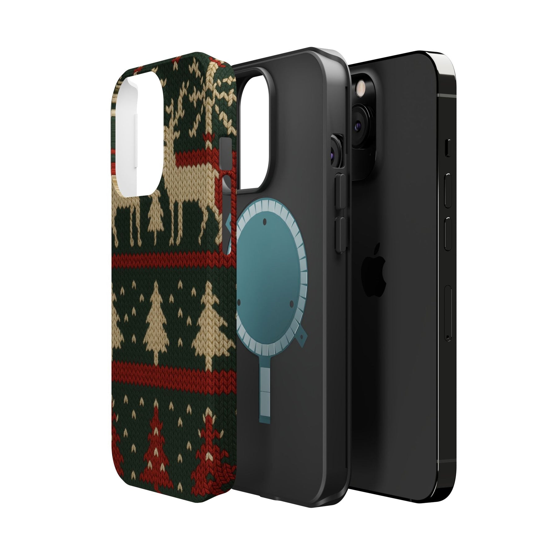 Holiday Reindeer Knit iPhone Case | compatible with MagSafe  Shamo's