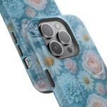 Frozen Floral Rose & Daisy Impact iPhone Case | MagSafe compatible  Shamo's