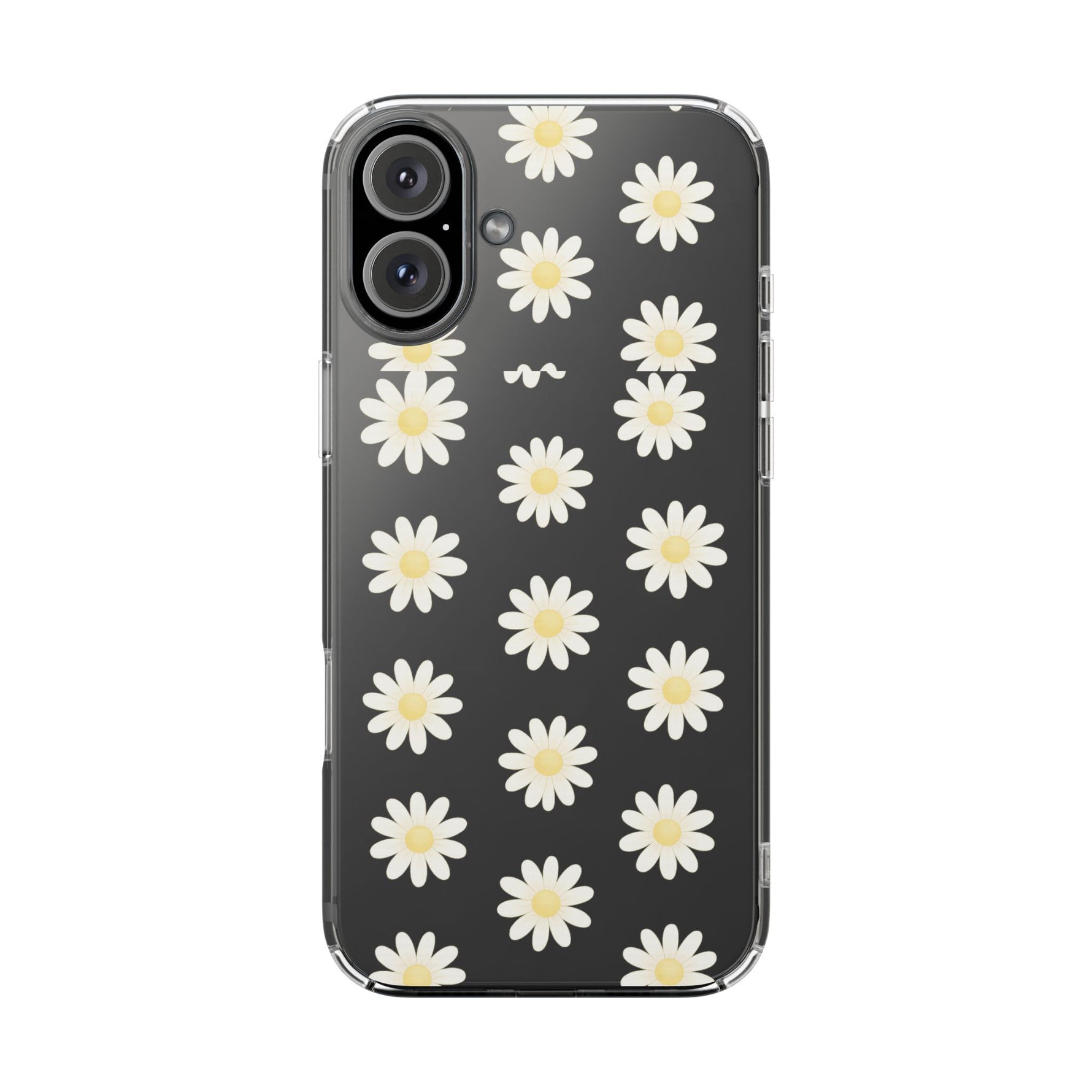 Daisy Floral Clear iPhone Case - Shamo's