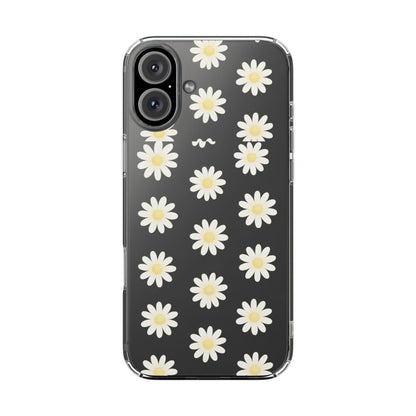 Daisy Floral Clear iPhone Case - Shamo's