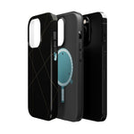 Black Geometric Design iPhone Case | MagSafe  Shamo's