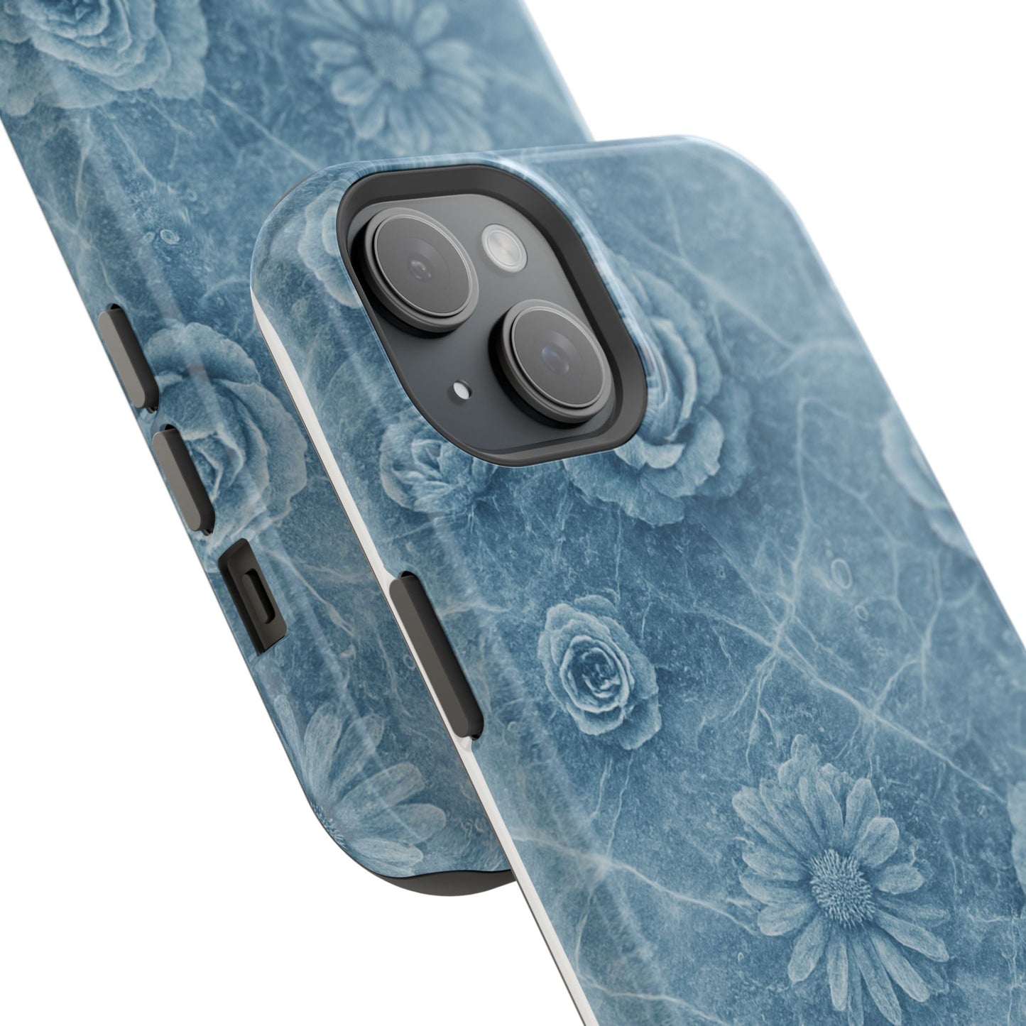 Frozen Flower Impact-Resistant iPhone Case — MagSafe Compatible  Shamo's