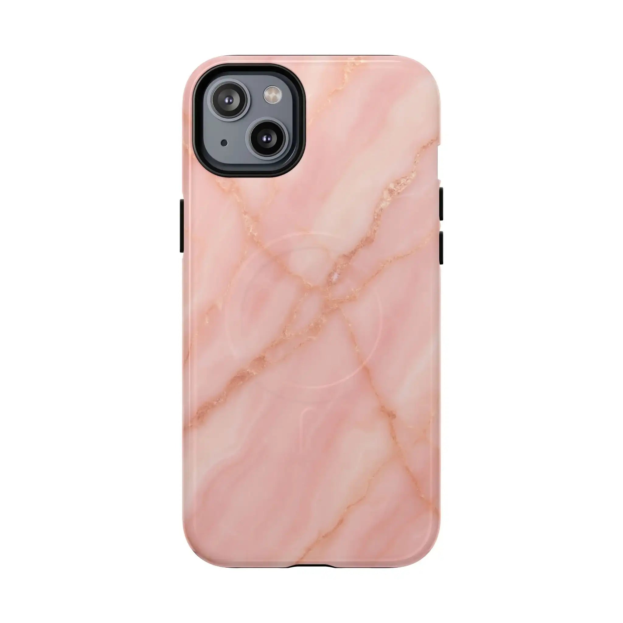 Blush Pink Marble iPhone Case with MagSafe - Shamo's