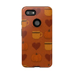Fall Pumpkin & Coffee iPhone Case  Shamo's Google Pixel 3 XL / Glossy