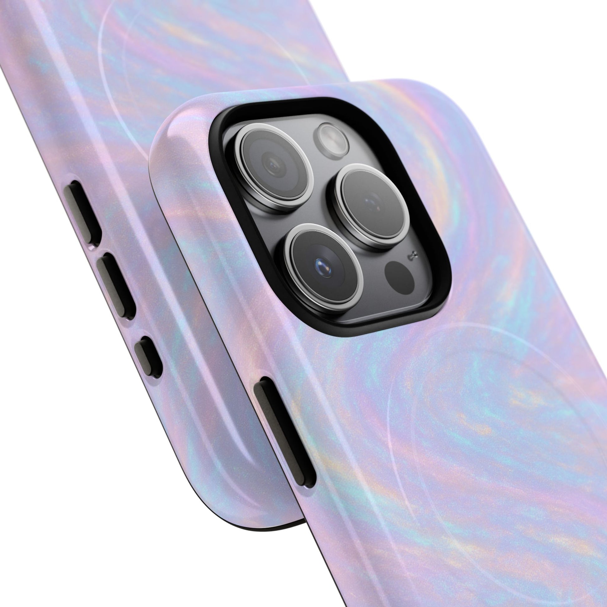 Luxury Series Iridescent Swirl iPhone Case with MagSafe - Shamo's