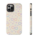 Infinity Pattern Tough Phone Case — Pastel Hearts & Stars  Shamo's iPhone 12 Pro