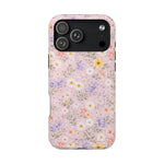 Pastel Floral MagSafe Compatible Magnetic Impact Phone Case