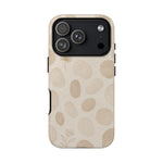 Neutral Pebble Pattern Tough iPhone Case  Shamo's iPhone 17 Pro / Glossy
