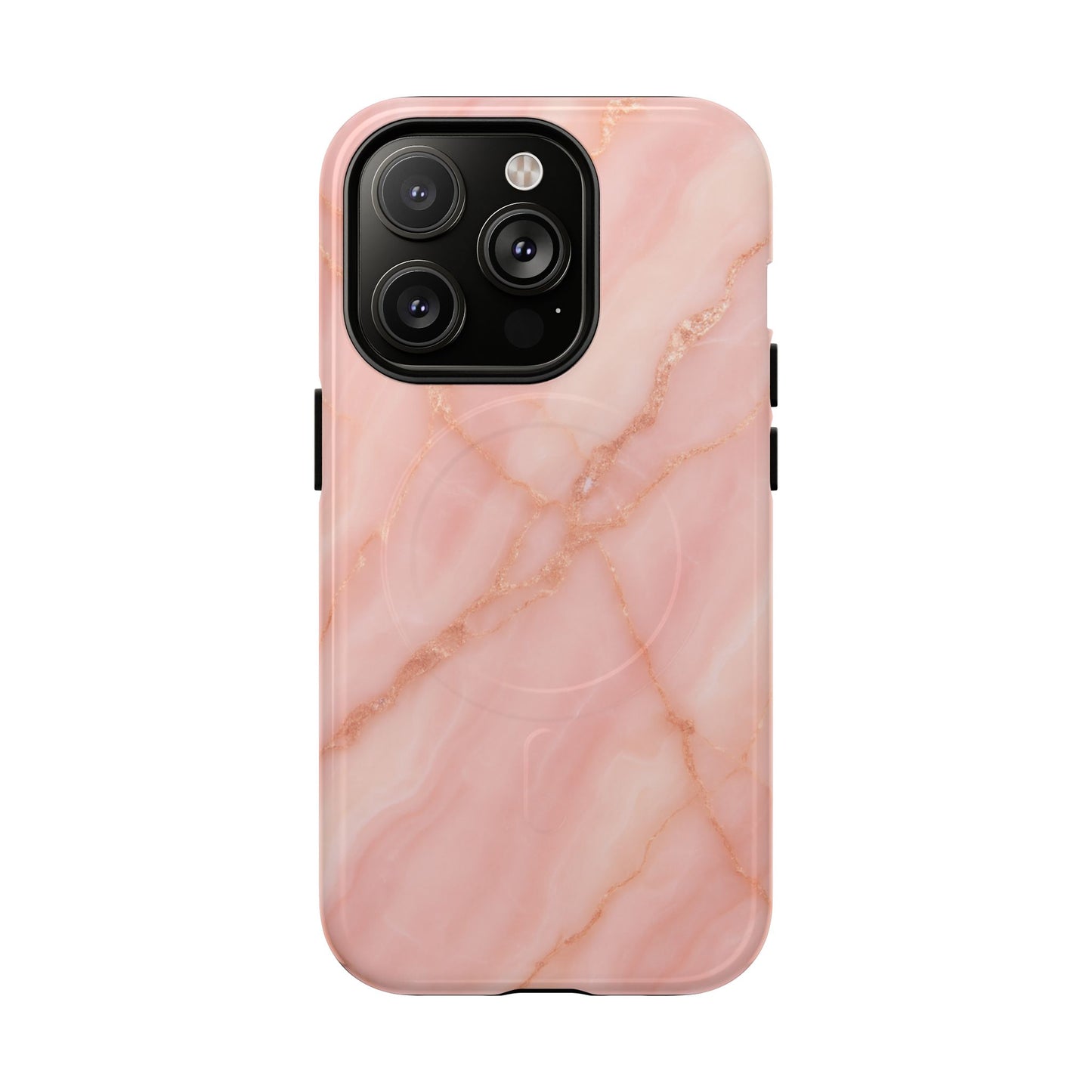 Blush Pink Marble iPhone Case with MagSafe - Shamo's