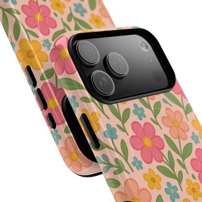 Floral Tough Magnetic MagSafe Phone Case - Stylish Protection for Everyday Use