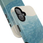 “Calm Over Chaos” Abstract Ocean Wave iPhone Case | MagSafe Compatible  Shamo's
