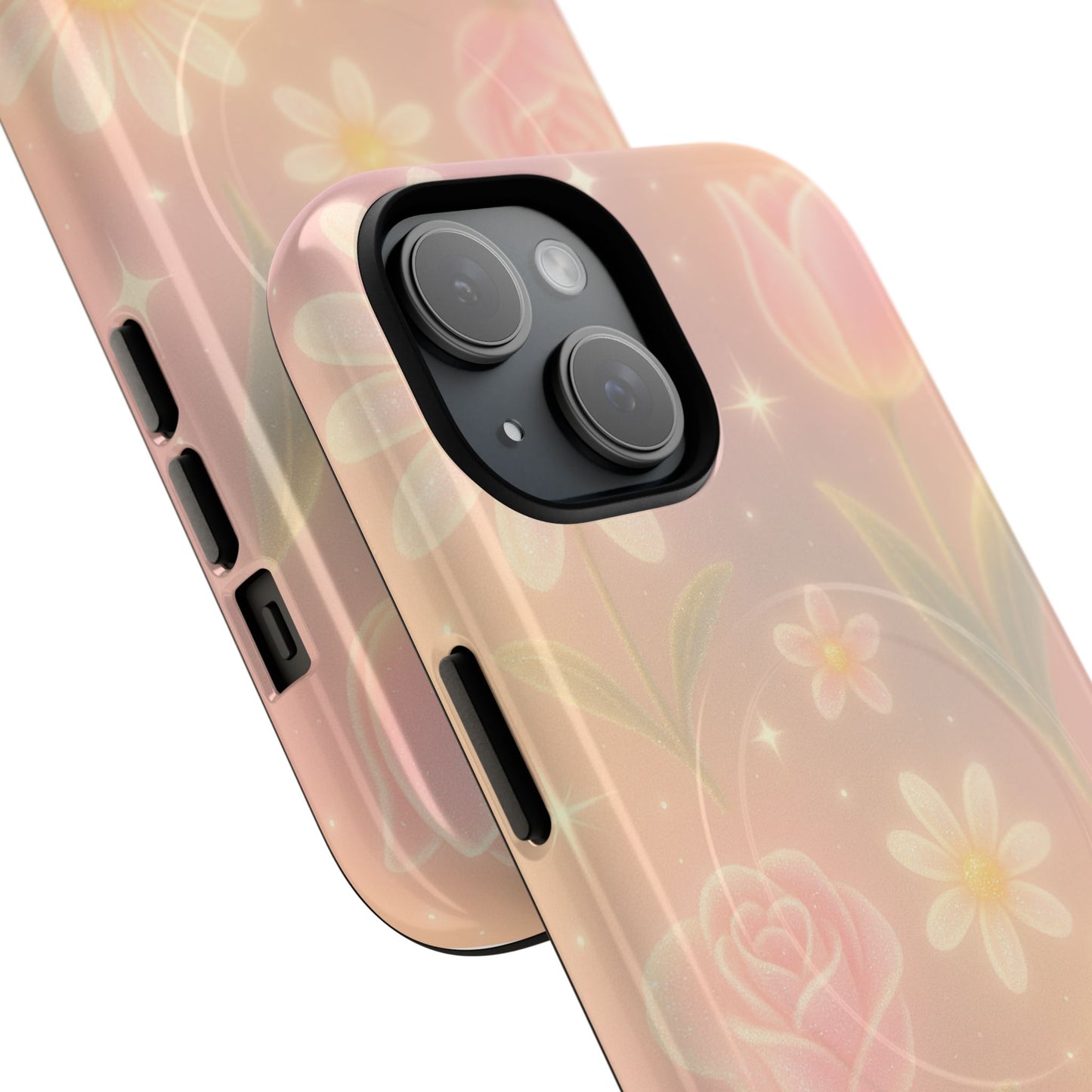 Sparkle Garden Floral iPhone Case with MagSafe