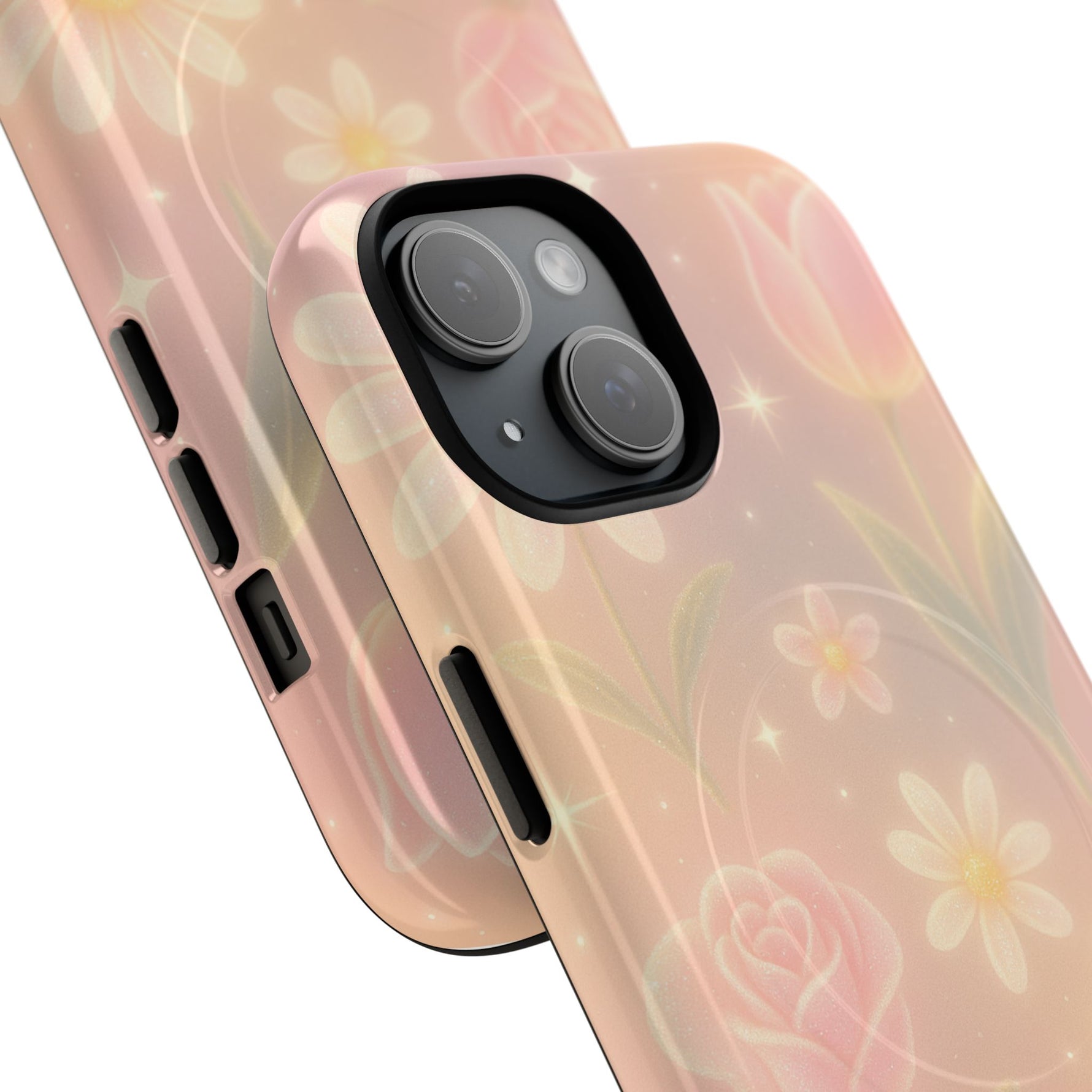 Sparkle Garden Floral iPhone Case with MagSafe - Shamo's