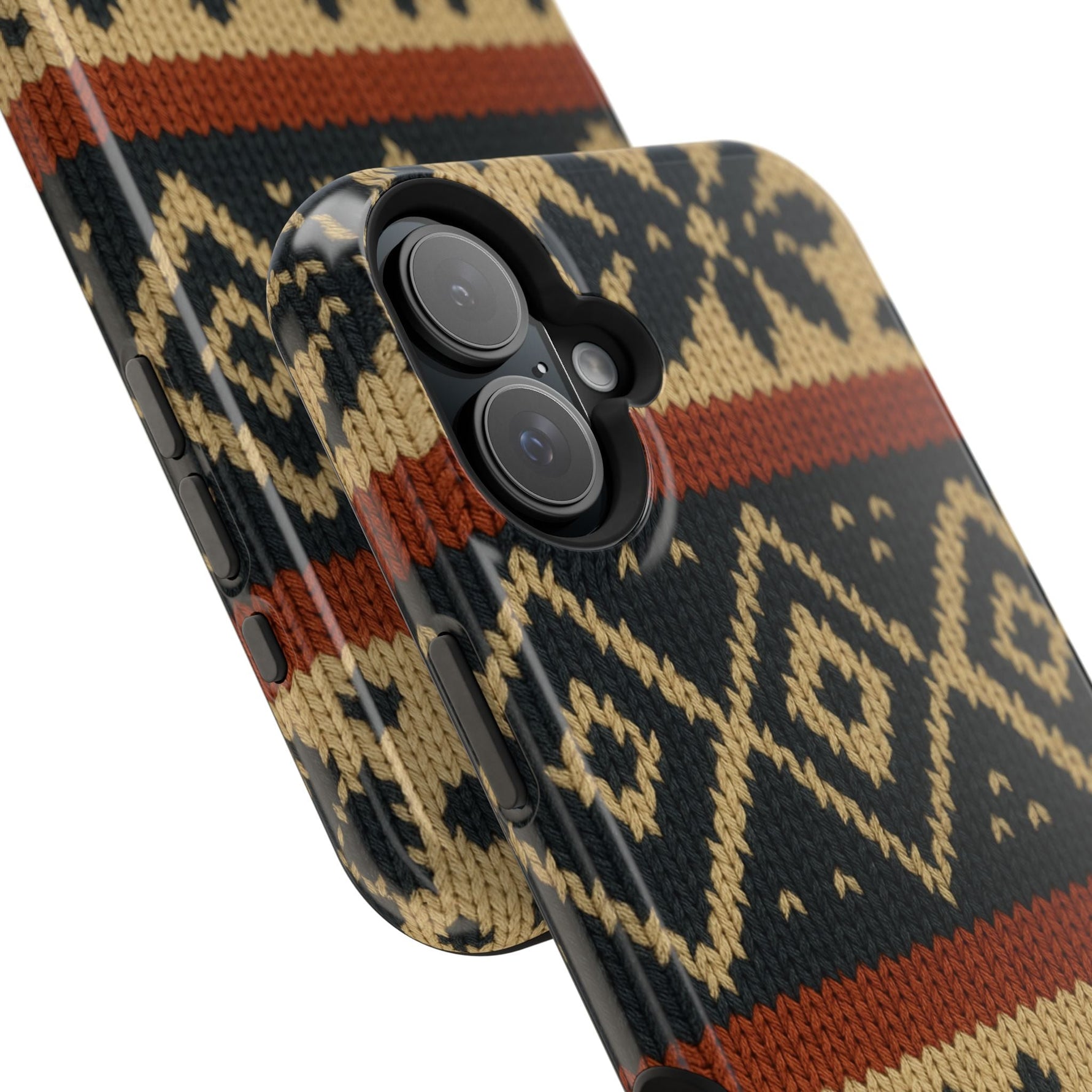 Nordic Knit Pattern MagSafe Impact-Resistant iPhone Case  Shamo's