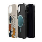 "Connected Lines" Minimalist iPhone Case — MagSafe, Magnetic Impact-Resistant  Shamo's