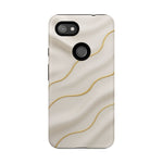 Elegant Gold Wave Tough iPhone Case  Shamo's Google Pixel 3a XL / Matte