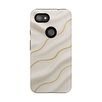Elegant Gold Wave Tough iPhone Case