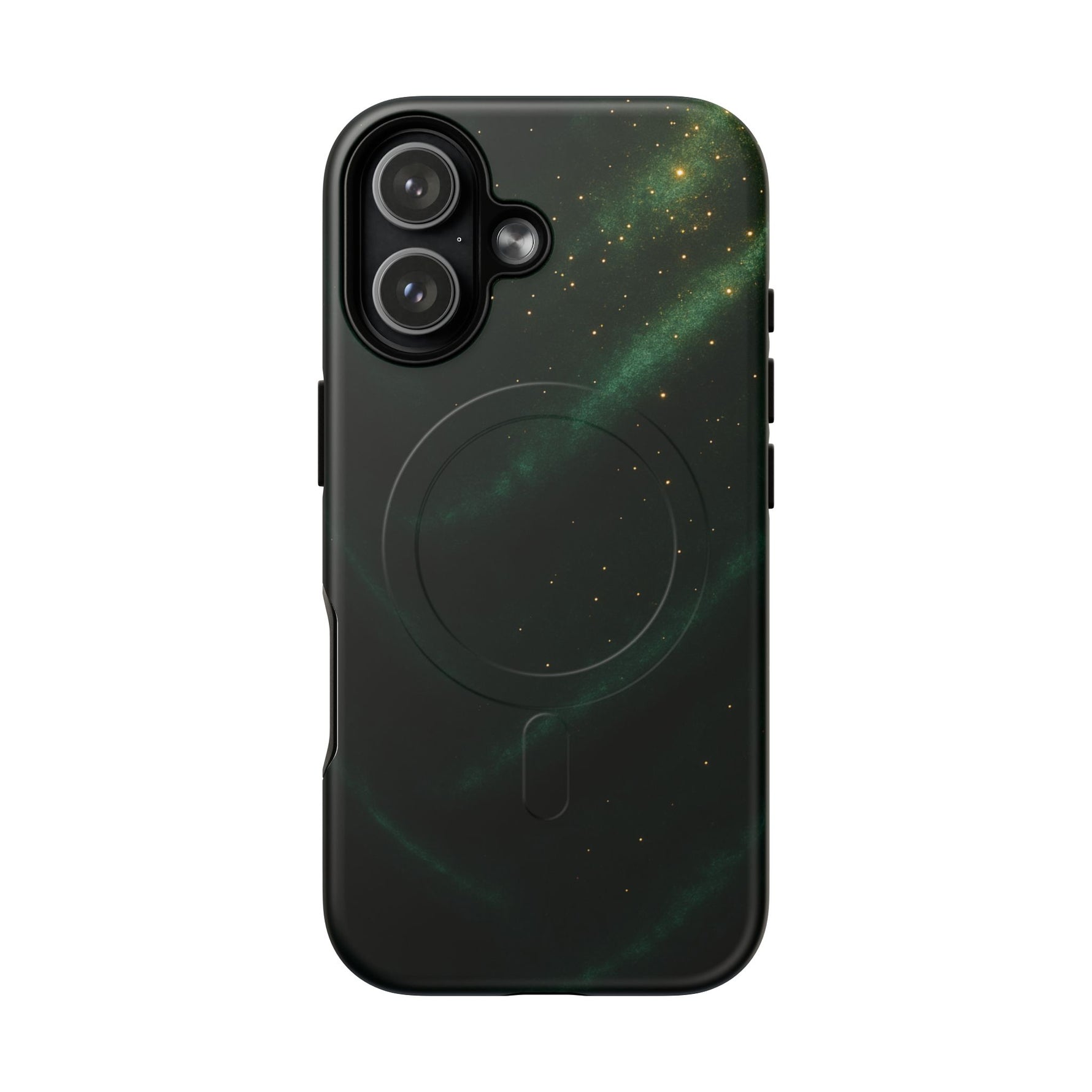 Luxury Series Emerald Galaxy iPhone Case with MagSafe - Shamo's