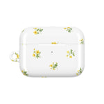 AirPods Case, French Petite Yellow Floral Protective Cover