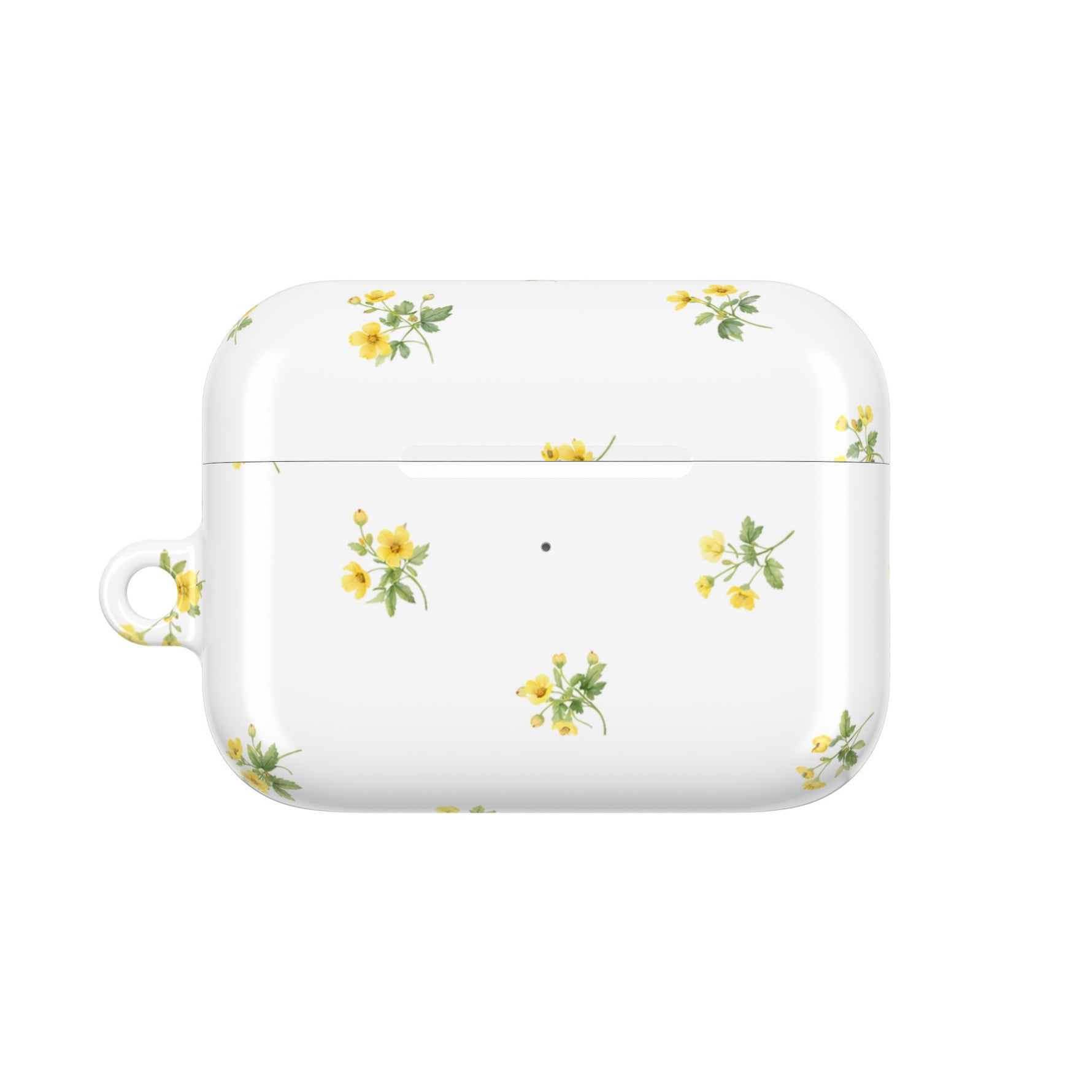 AirPods Case, French Petite Yellow Floral Protective Cover